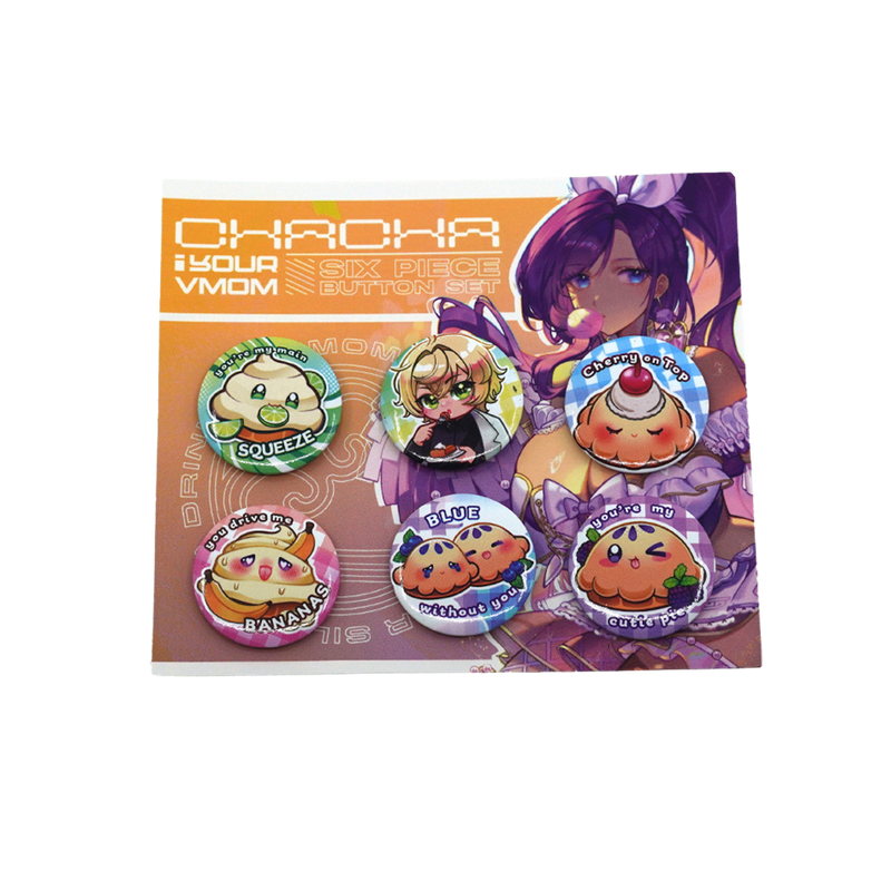 ChaChaYourVMom: Button Pin Set