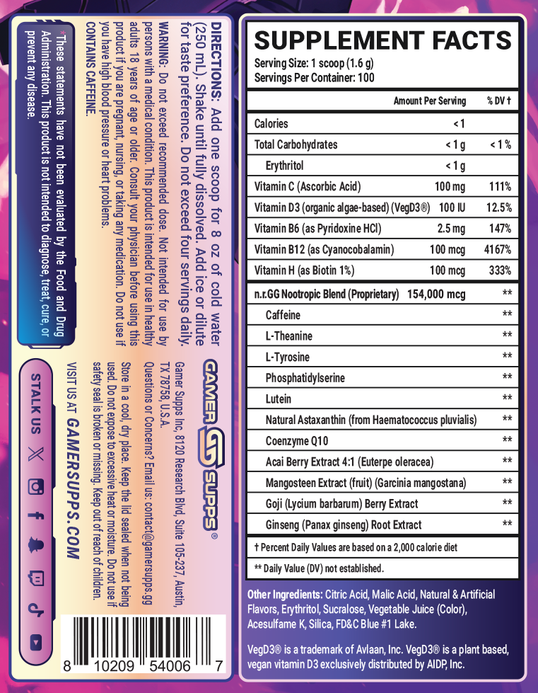 Gunpowder Rush by Saruei - 100 Servings View Supplement Facts