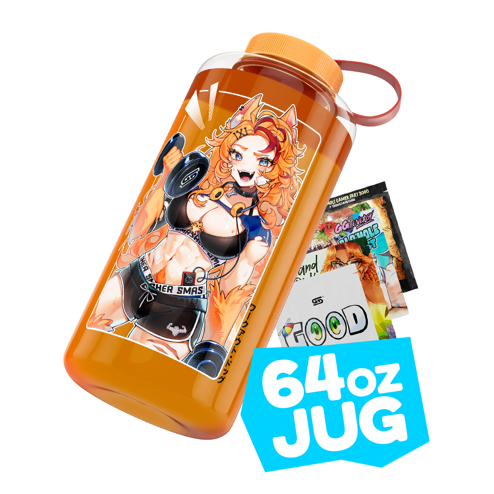 Waifu Jugs x Buffpup: Post Workout 64oz Jug
