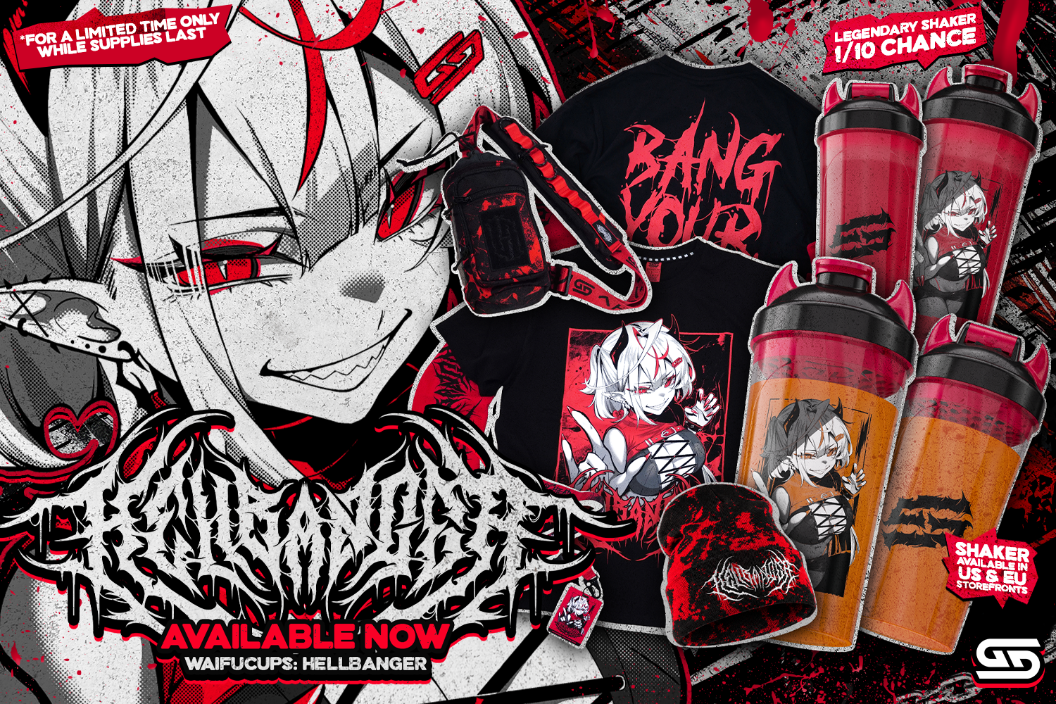 Waifu Cups: Hellbanger Drop - Gamer Supps
