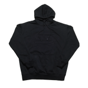 Black Embossed Hoodie - Gamer Supps
