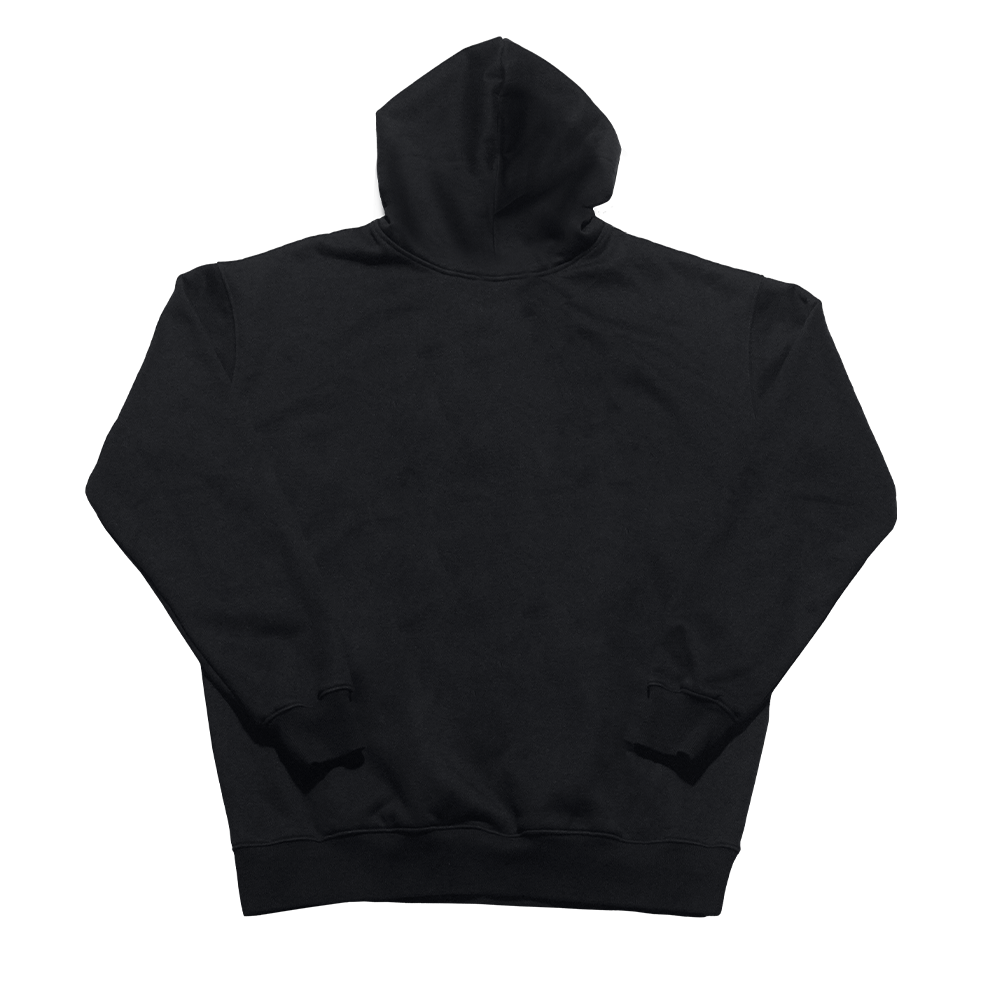 Black Embossed Hoodie - Gamer Supps