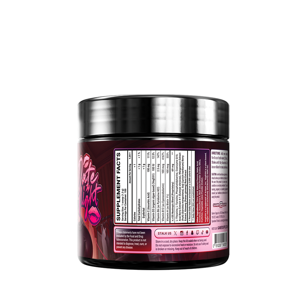 Date Night Caffeine Free - 100 Servings - Gamer Supps