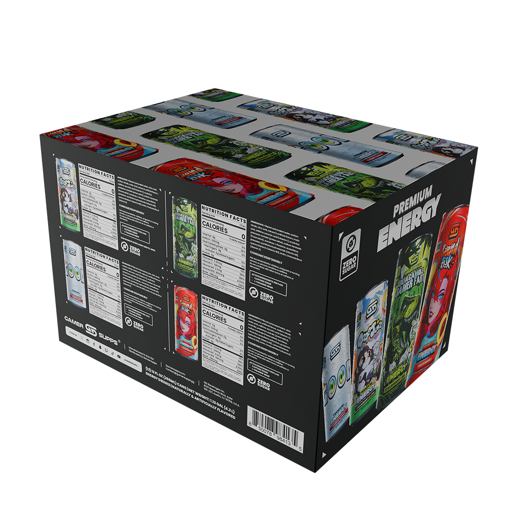 PARTNER ORDERS Sugar Free Premium Energy - Variety Pack (12 Cans) - Gamer Supps