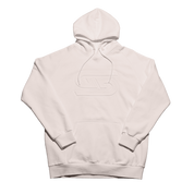 Cream Embossed Hoodie - Gamer Supps