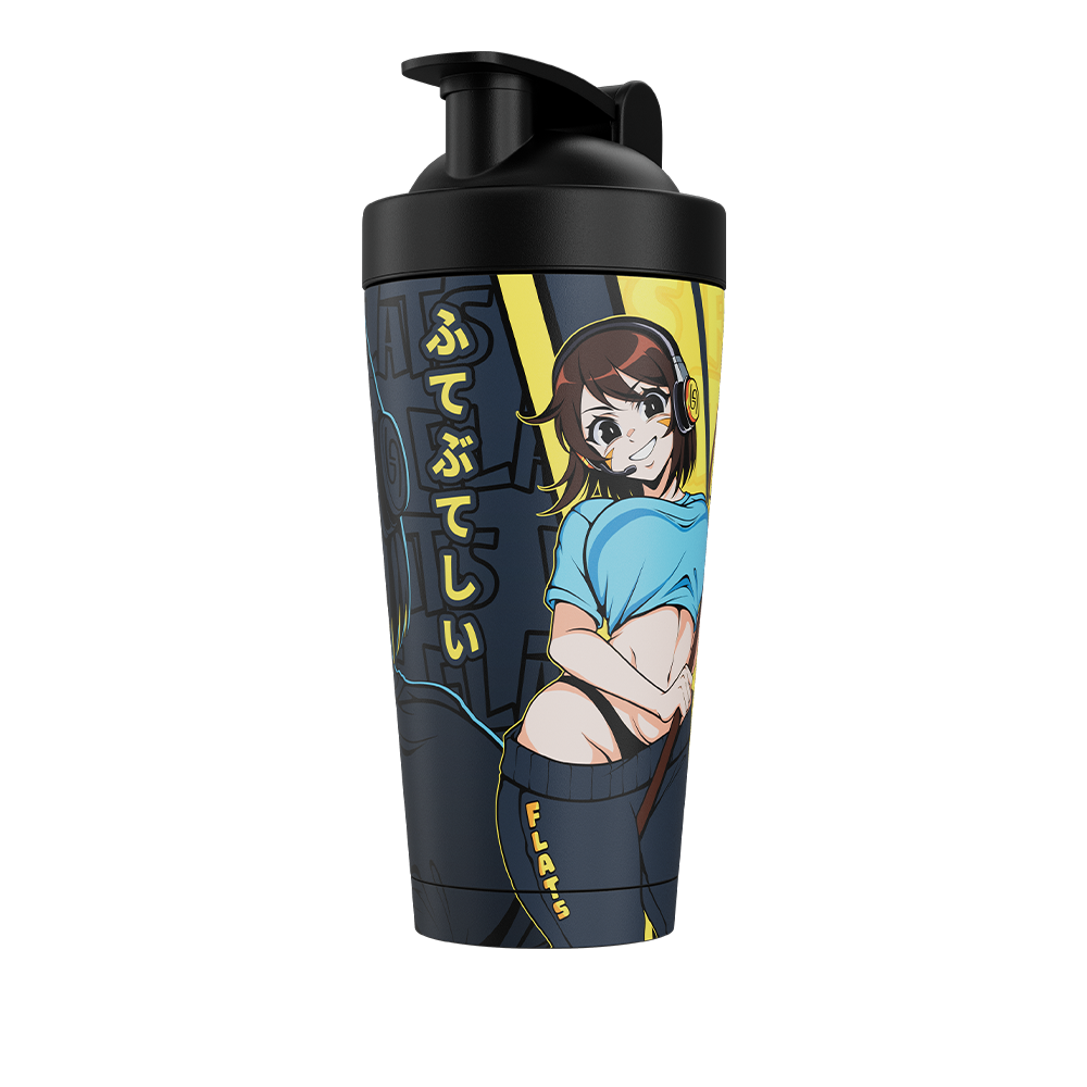 Waifu Cups x Flats: Metal Shaker - Gamer Supps