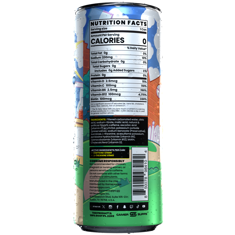 PARTNER ORDERS Sugar Free Premium Energy - Variety Pack (12 Cans) - Gamer Supps