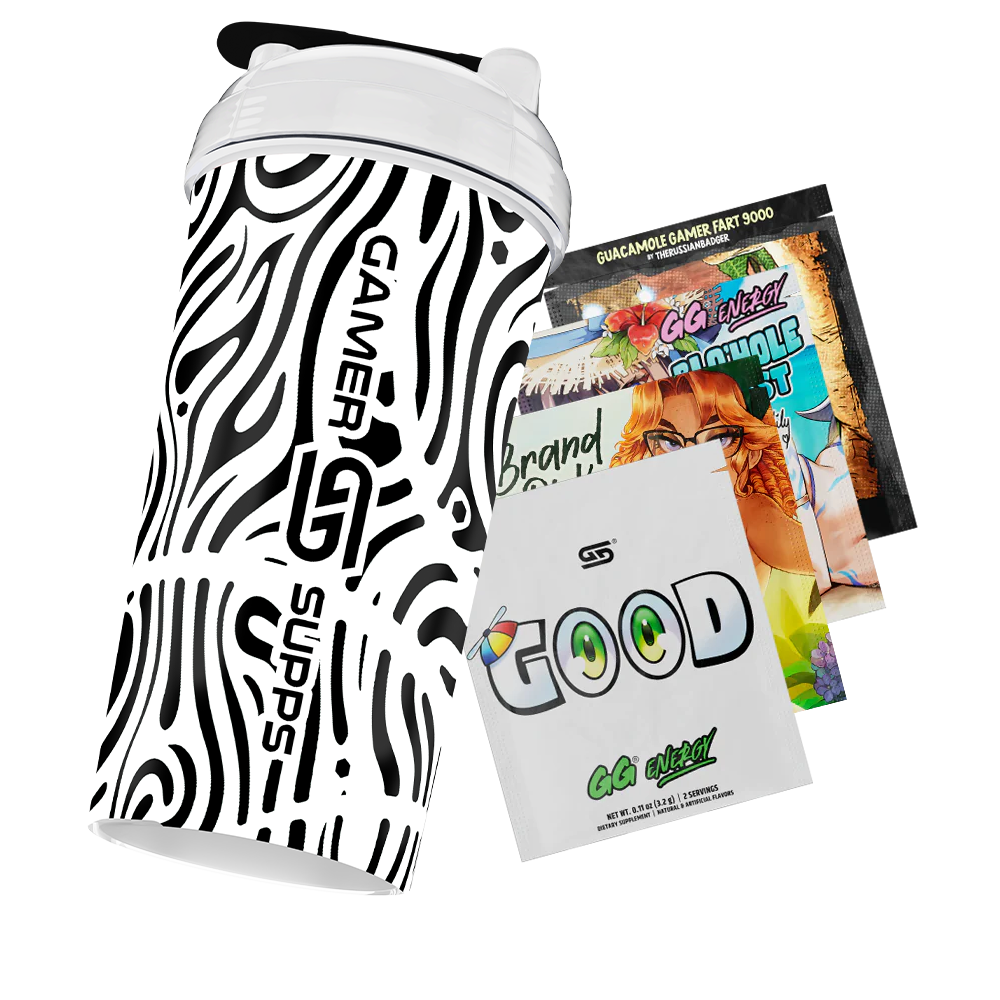 24oz All Over Print Shaker - Zebruh - Gamer Supps