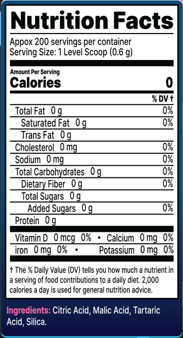 Flavor Mod: Sucker Punch - 200 Servings View Supplement Facts