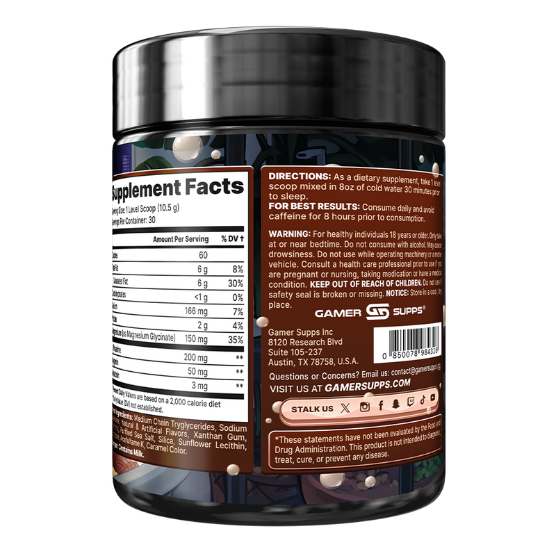 AFK+ (with Melatonin): Cinnamon Bath - 30 Servings - Gamer Supps
