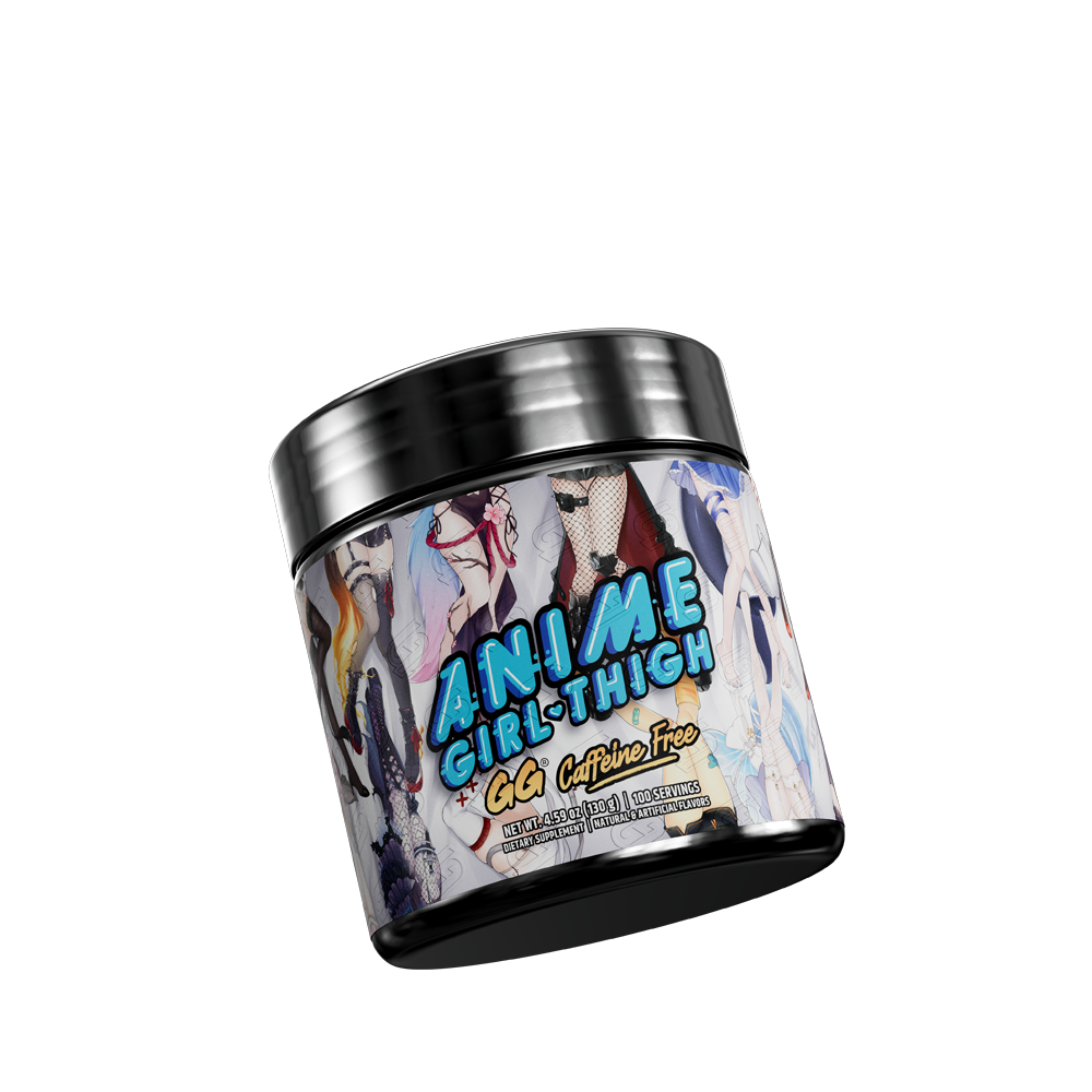 Anime Girl Thigh Caffeine Free - 100 Servings (Vtuber Edition) - Gamer Supps