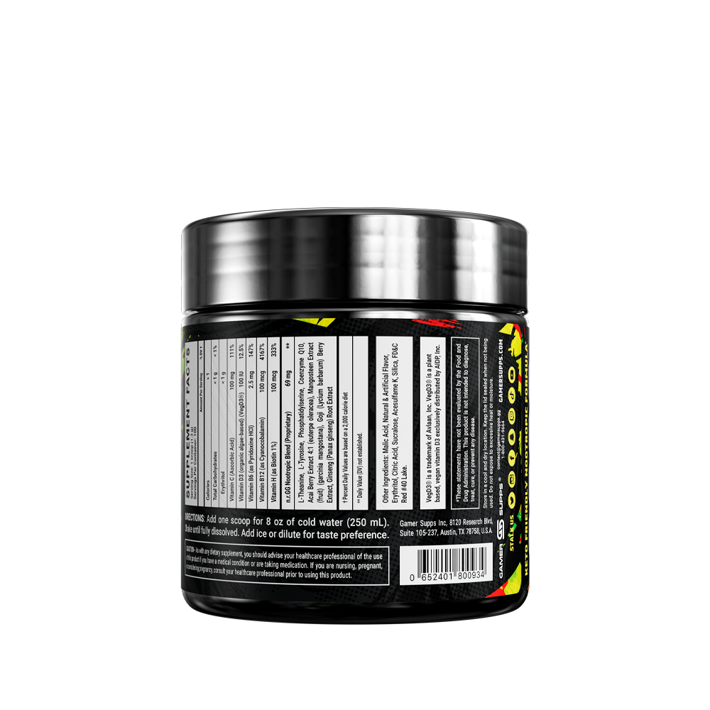 Cherry Limecicle Caffeine Free - 100 Servings - Gamer Supps