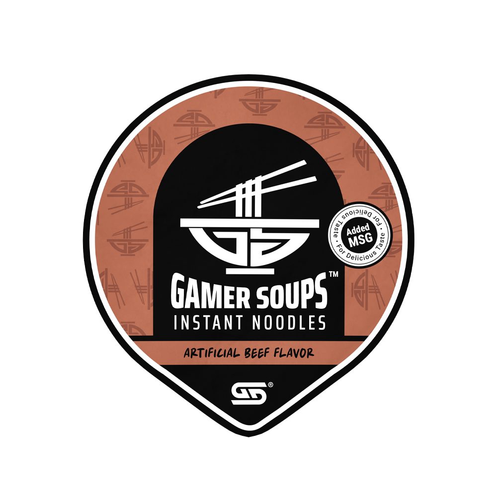 Gamer Soups Instant Ramen - Variety Pack (12 Cups) - Gamer Supps