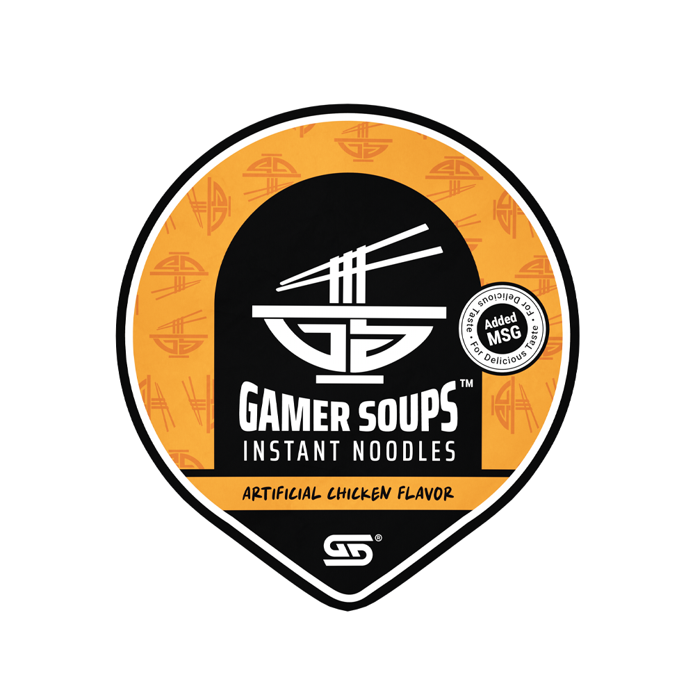 Gamer Soups Instant Ramen - Variety Pack (12 Cups) - Gamer Supps