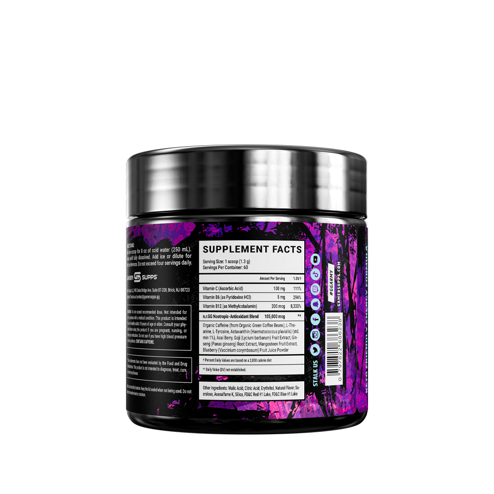 Gernader Grape - 60 Servings - Gamer Supps