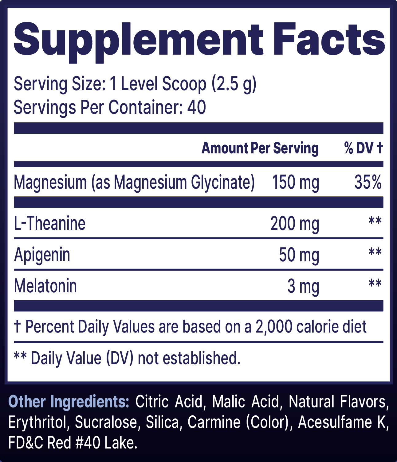 AFK+ (with Melatonin): GOOD Night - 40 Servings View Supplement Facts