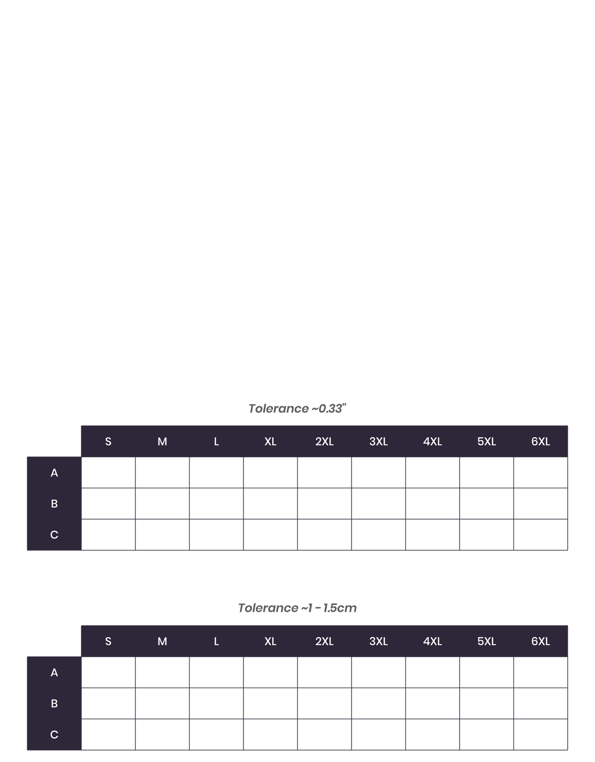 View Size Chart