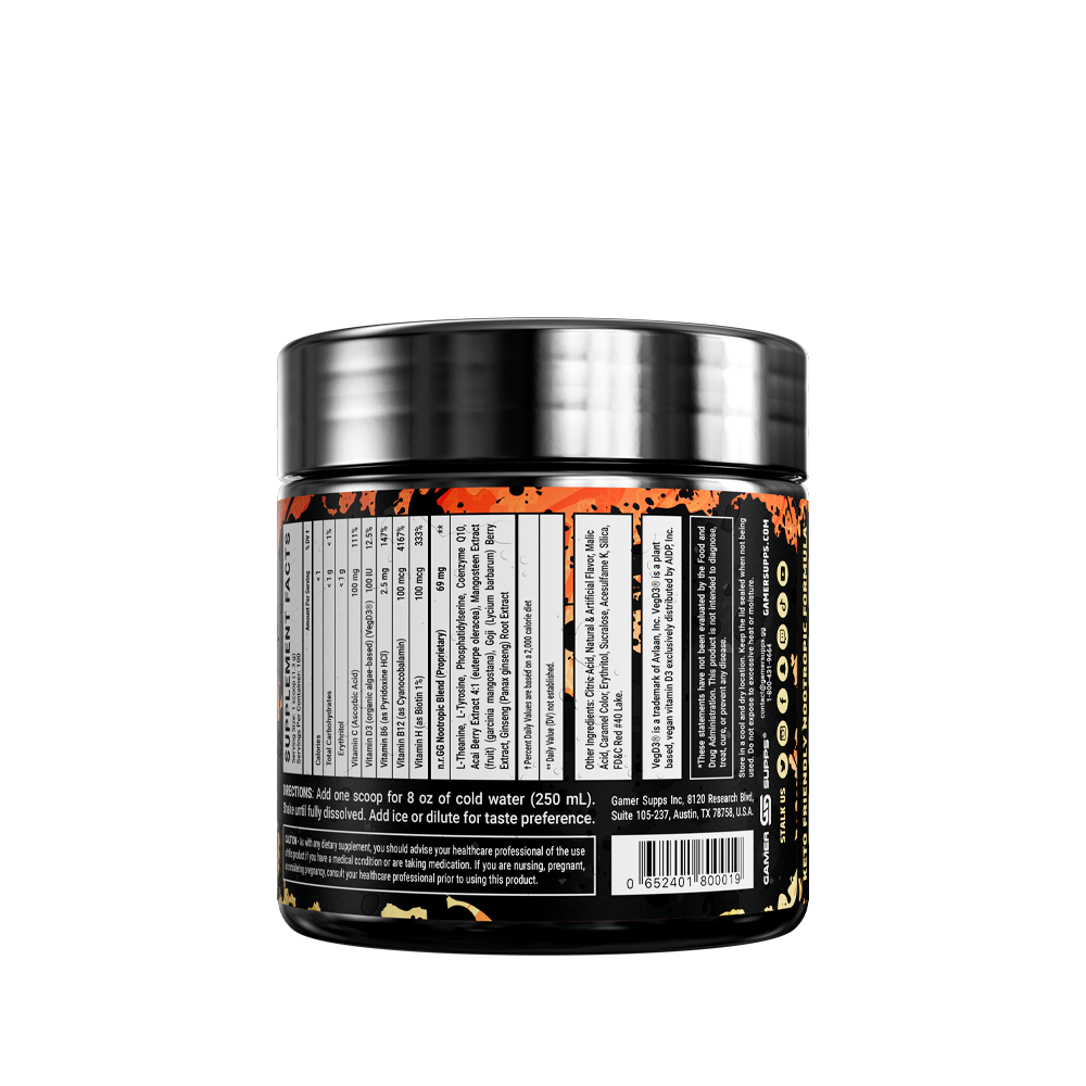 Peach Tea Caffeine Free - 100 Servings - Gamer Supps