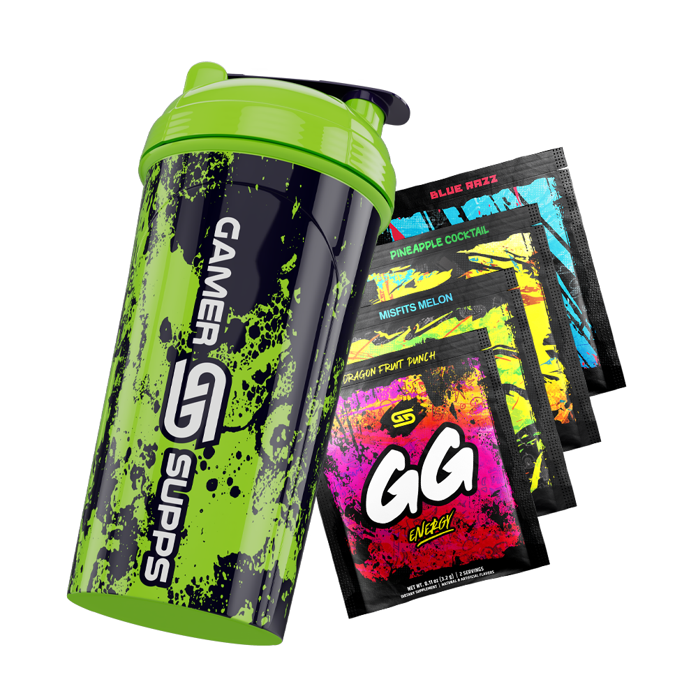 24oz All Over Print Shaker - Radioactive - Gamer Supps