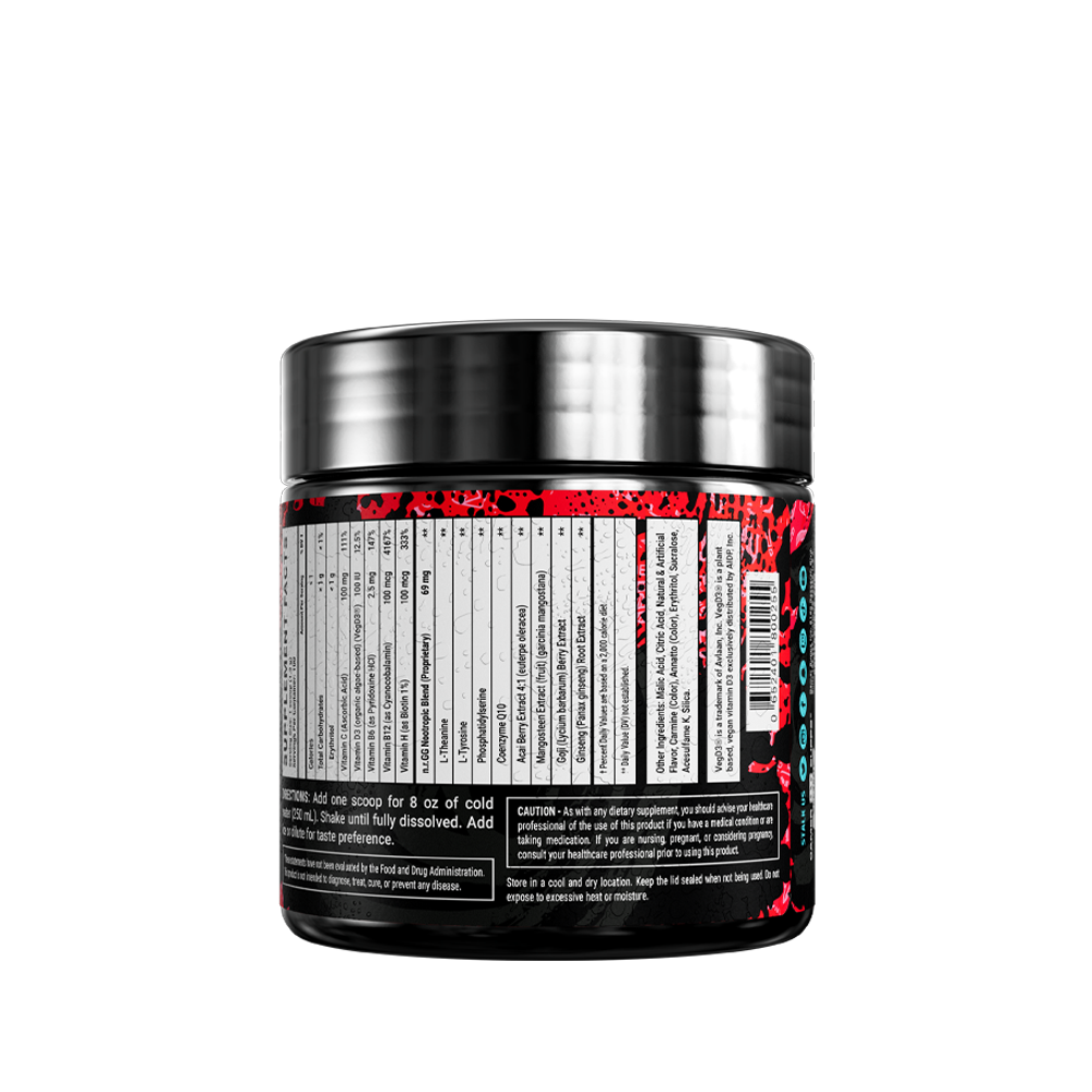 Red Raspberry Caffeine Free - 100 Servings - Gamer Supps