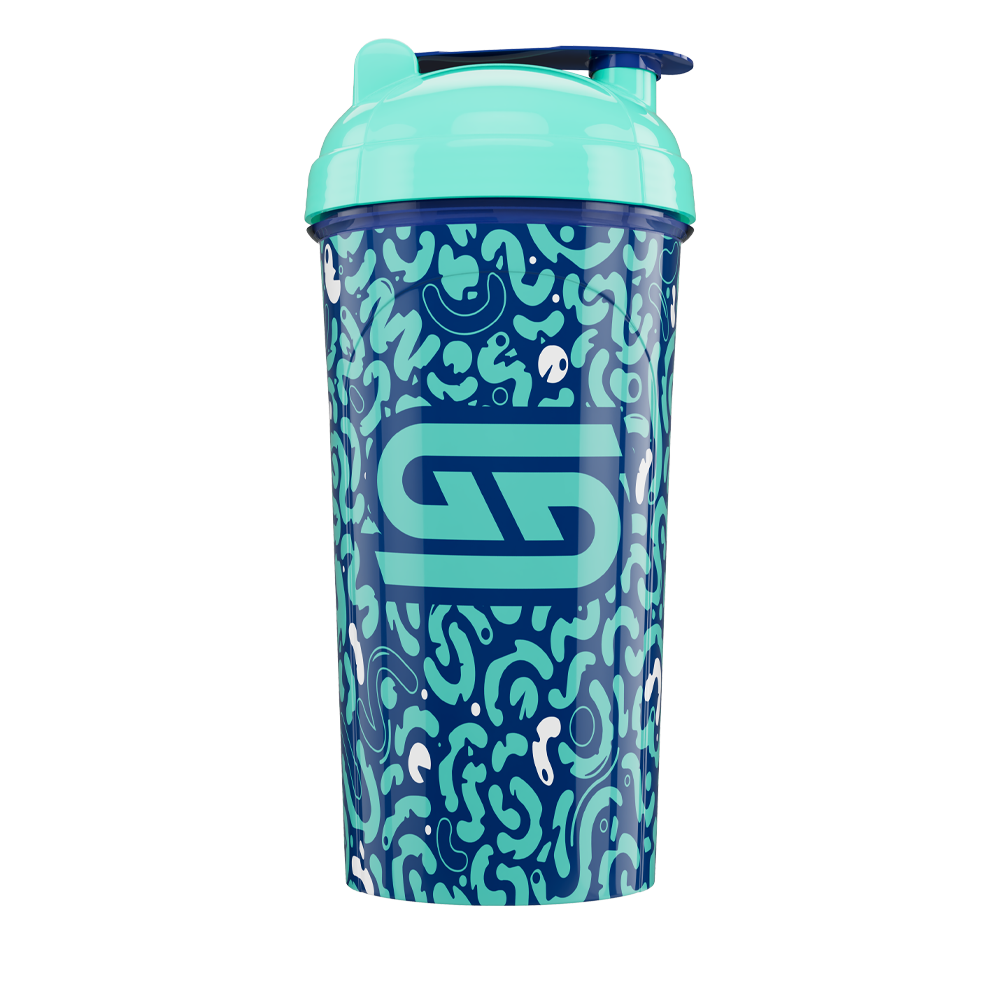 24oz All Over Print Shaker - Seafoam