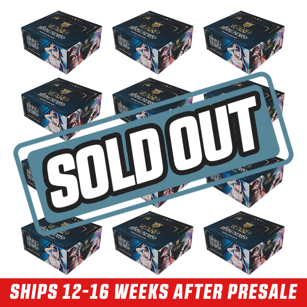 VCard Booster Box Master Case - Rising Stars (12 Booster Boxes) (Unlimited)