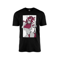 Waifu Shirt S4.6: Yokai - S / Schwarz